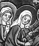 Gebetbuch-Königin-Elisabeth-Wien-Minoritenkloster-fol-11v-1315-20-Darbringung-Jesu-im-Tempel